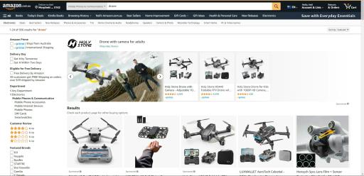 Amazon drone products click here
